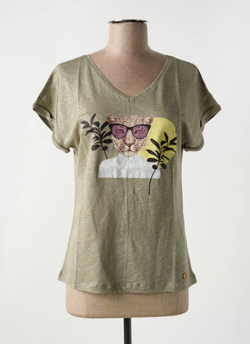 T-shirt vert LE BOUDOIR D'EDOUARD femme