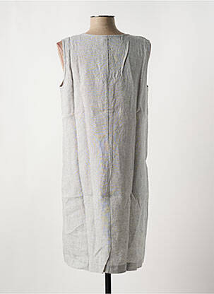 Robe mi-longue sans manche sans manche gris LE BOUDOIR D'EDOUARD femme