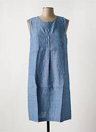 Robe mi-longue sans manche sans manche bleu LE BOUDOIR D'EDOUARD femme