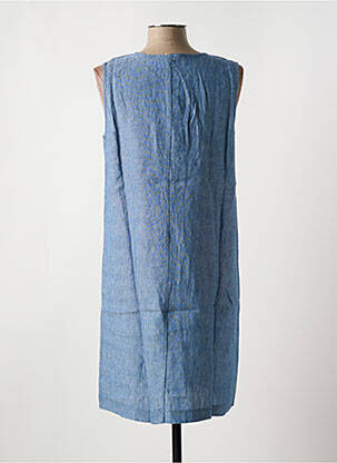Robe mi-longue sans manche sans manche bleu LE BOUDOIR D'EDOUARD femme