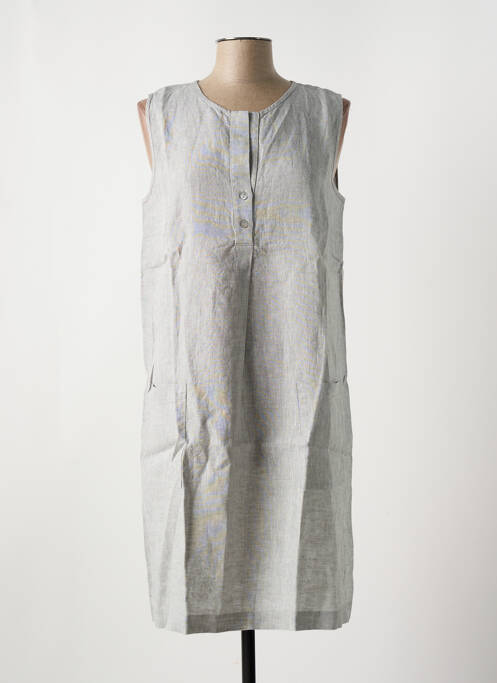 Robe mi-longue gris LE BOUDOIR D'EDOUARD pour femme