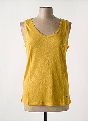 Débardeur jaune LE BOUDOIR D'EDOUARD pour femme