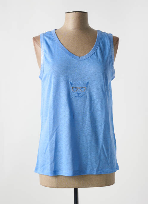Débardeur bleu LE BOUDOIR D'EDOUARD pour femme