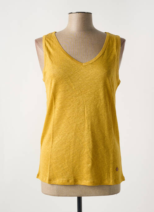 Débardeur jaune LE BOUDOIR D'EDOUARD pour femme