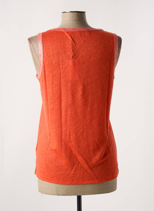 Débardeur orange LE BOUDOIR D'EDOUARD pour femme