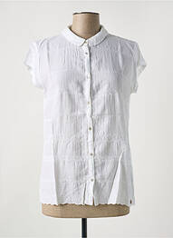 Chemisier manches courtes manches courtes blanc LE BOUDOIR D'EDOUARD femme
