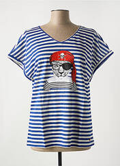 T-shirt bleu LE BOUDOIR D'EDOUARD pour femme seconde vue