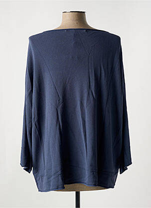 Pull stretch manches longues bleu LE BOUDOIR D'EDOUARD femme