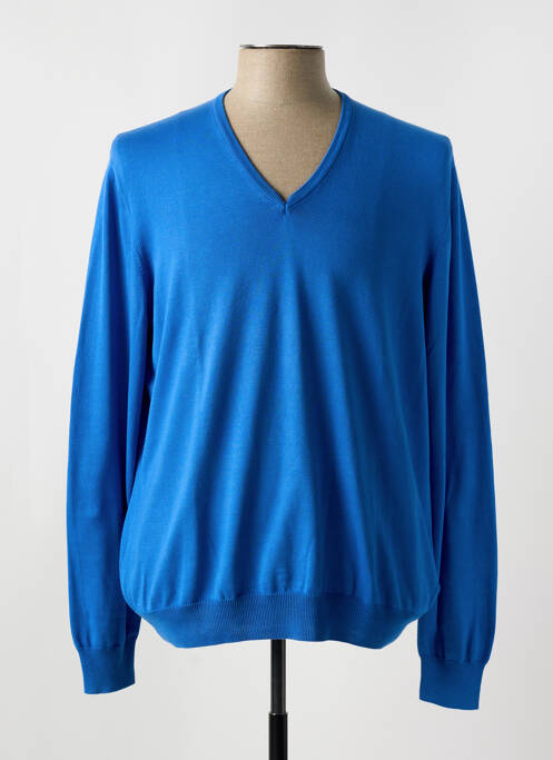 Pull bleu GRAN SASSO pour homme
