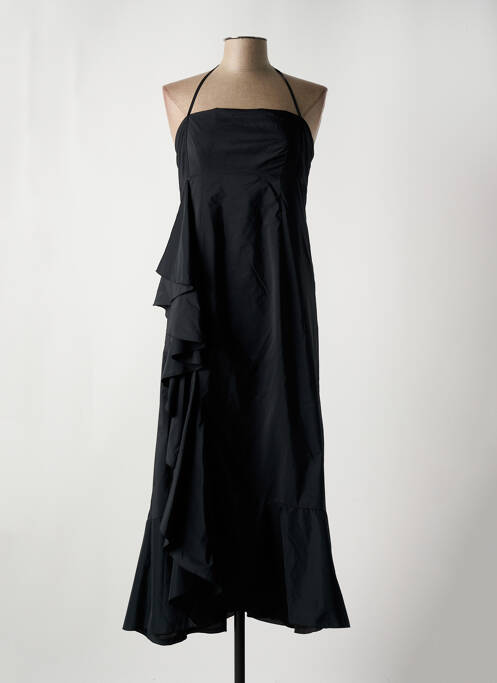 Robe longue noir NYL pour femme