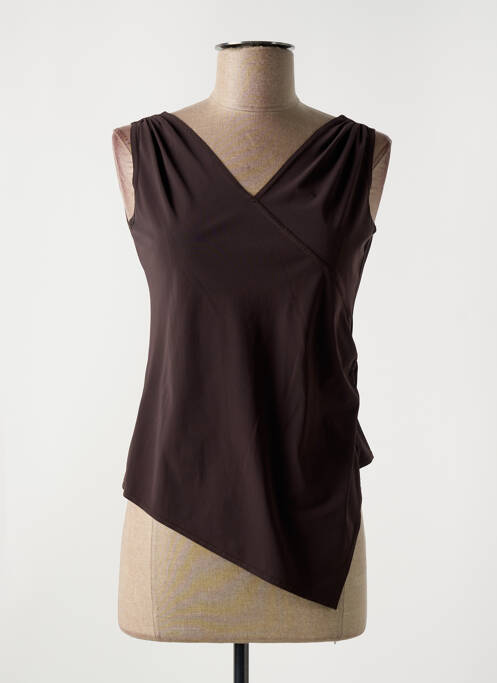 Top marron PILOU DES PARTANTS pour femme