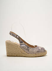 Espadrilles argent KANNA pour femme seconde vue