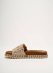 Mules/Sabots beige KANNA pour femme seconde vue