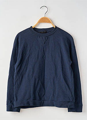 Sweat-shirt coupe droite manches longues bleu MONOPRIX garçon