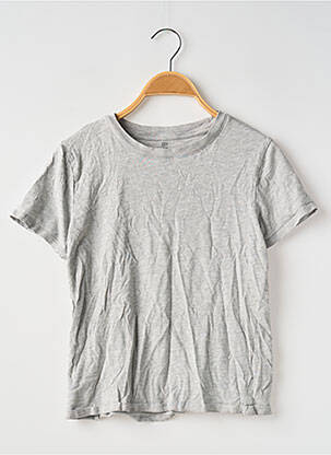 T-shirt coupe droite manches courtes gris LA REDOUTE garçon