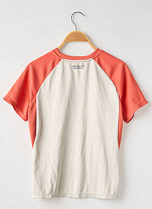 T-shirt coupe droite manches courtes orange LA REDOUTE garçon