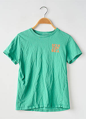 T-shirt coupe droite manches courtes vert LA REDOUTE garçon