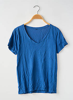T-shirt coupe droite manches courtes bleu SANS MARQUE garçon