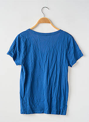 T-shirt coupe droite manches courtes bleu SANS MARQUE garçon