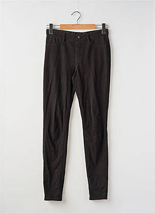 Pantalon slim poches noir SANS MARQUE femme