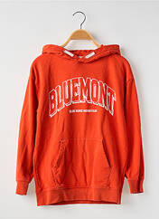 Sweat-shirt à capuche orange LA REDOUTE pour garçon seconde vue