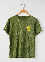 T-shirt vert L'EFFET PEI pour garçon seconde vue