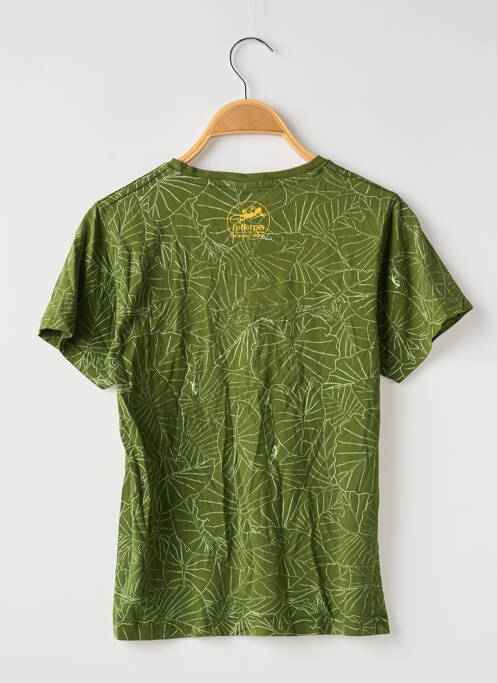 T-shirt coupe droite manches courtes vert L'EFFET PEI garcon