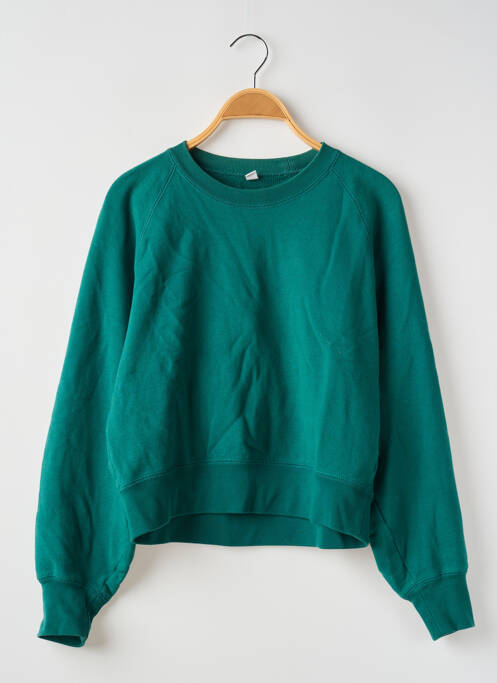 Sweat-shirt vert UNIQLO pour femme