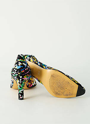Escarpins semelle extérieure cuir talon de 4 à 6cm noir AZUREE femme