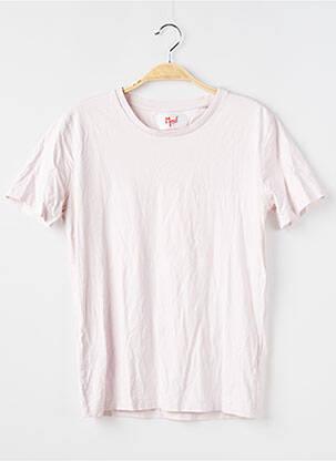 T-shirt imprimé fantaisie manches courtes rose MEUF femme
