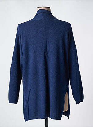 Gilet manches longues stretch bleu LE BOUDOIR D'EDOUARD femme