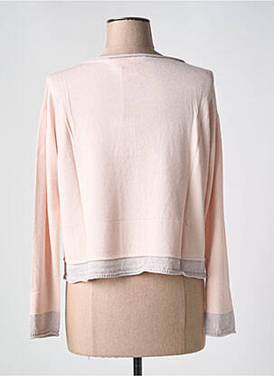 Gilet manches longues coupe cintrée rose LE BOUDOIR D'EDOUARD femme