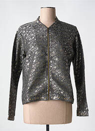 Veste casual poches gris LE BOUDOIR D'EDOUARD femme
