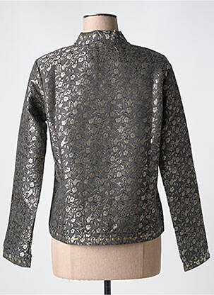 Veste casual poches gris LE BOUDOIR D'EDOUARD femme