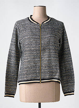 Veste casual poches noir LE BOUDOIR D'EDOUARD femme