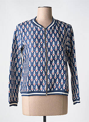 Veste casual poches bleu LE BOUDOIR D'EDOUARD femme
