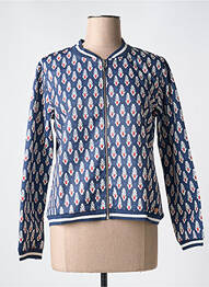 Veste casual poches bleu LE BOUDOIR D'EDOUARD femme