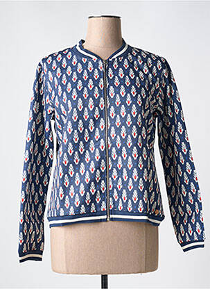 Veste casual poches bleu LE BOUDOIR D'EDOUARD femme