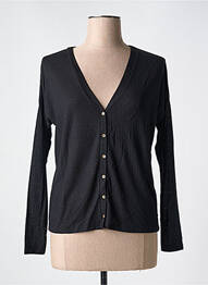 Gilet manches longues stretch noir LE BOUDOIR D'EDOUARD femme