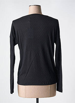 Gilet manches longues stretch noir LE BOUDOIR D'EDOUARD femme