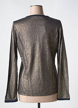 Gilet manches longues coupe cintrée bleu LE BOUDOIR D'EDOUARD femme
