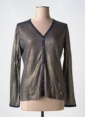 Gilet manches longues bleu LE BOUDOIR D'EDOUARD pour femme seconde vue