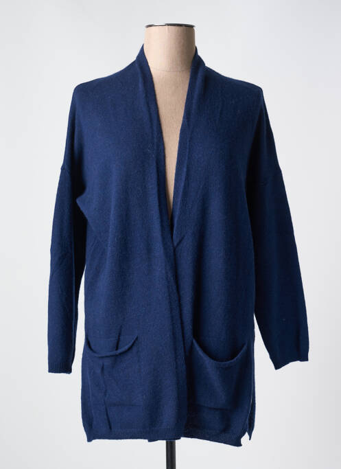 Gilet manches longues bleu LE BOUDOIR D'EDOUARD pour femme