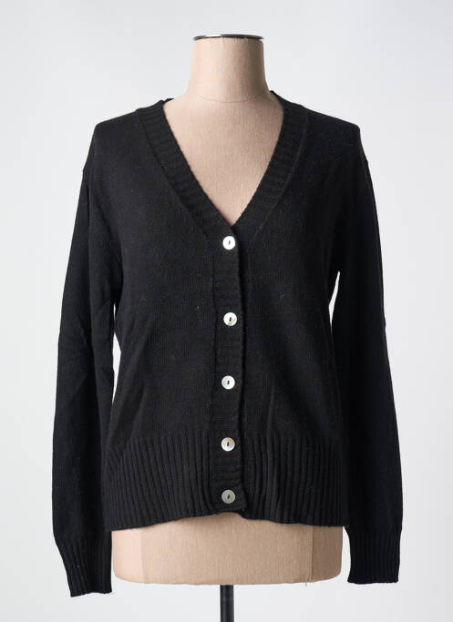 Gilet manches longues noir LE BOUDOIR D'EDOUARD pour femme