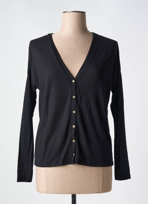 Gilet manches longues noir LE BOUDOIR D'EDOUARD pour femme