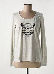 T-shirt gris LE BOUDOIR D'EDOUARD pour femme seconde vue