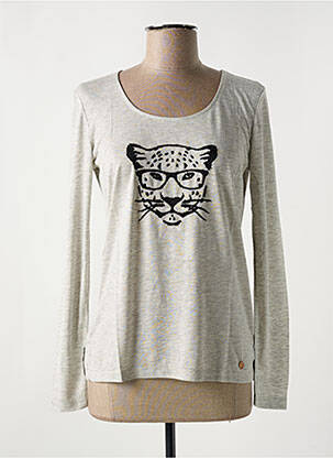 T-shirt gris LE BOUDOIR D'EDOUARD pour femme