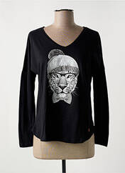 T-shirt noir LE BOUDOIR D'EDOUARD pour femme seconde vue
