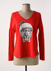 T-shirt rouge LE BOUDOIR D'EDOUARD pour femme seconde vue