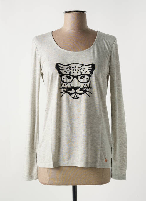 T-shirt gris LE BOUDOIR D'EDOUARD pour femme